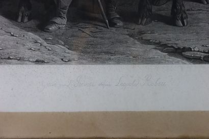 Léopold ROBERT (1794-1835) d'après, Paire...