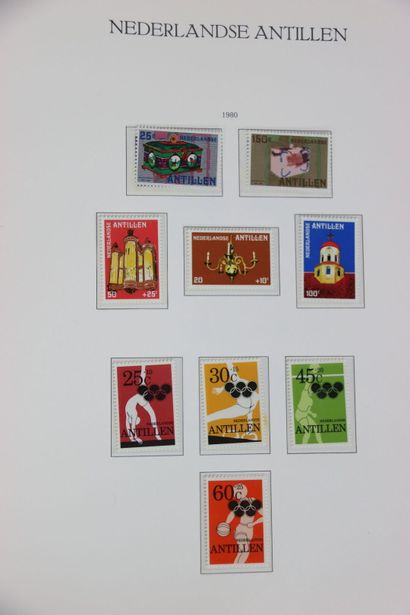 TIMBRES. Collection des Antilles Néerlandaises...