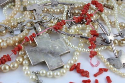 Batch fancy jewelry gold and silver plated...