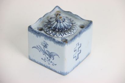 GALLÉ Émile and Saint Clément, Square earthenware...