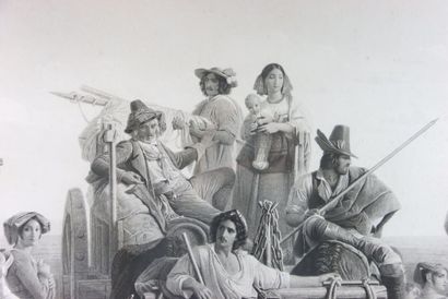 Léopold ROBERT (1794-1835) d'après, Paire...