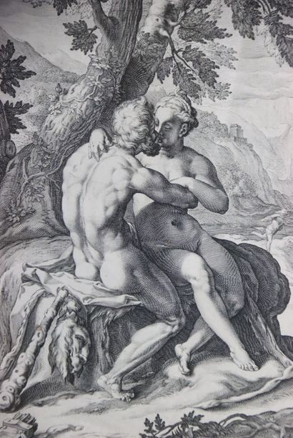 MATHAM Jacob (1571-1631) d'après, Amours...