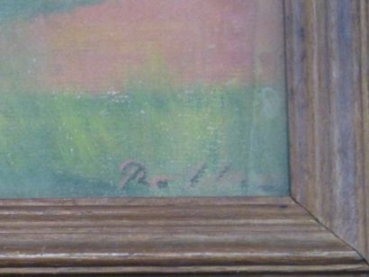 Réunion de deux tableaux comprenant : 
-Eugène...