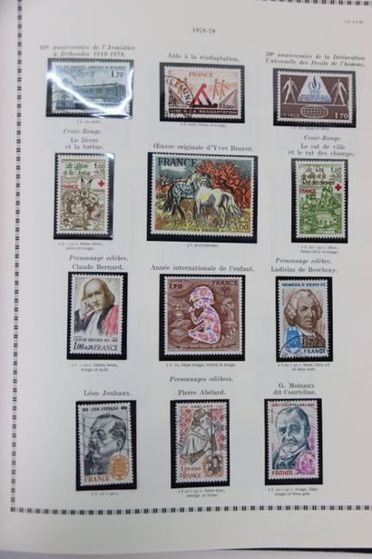 TIMBRES. Collection de France en album Yvert...