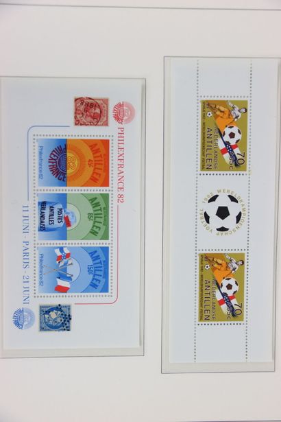 TIMBRES. Collection des Antilles Néerlandaises...