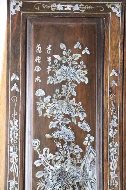 Vietnam early 20th century. Set of four decorative...