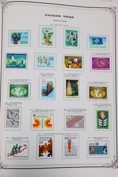 TIMBRES. Collection des Nations Unies. Neufs...