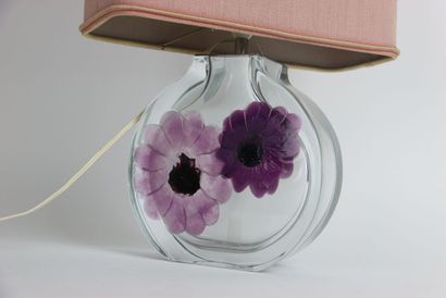DAUM France, modèle Coppelia, pied de lampe...