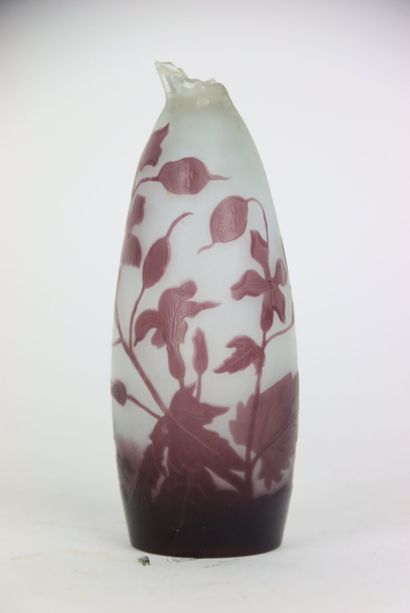 Établissement GALLE. Vase multicouches à...