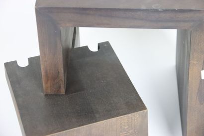 François BAUCHET (1948-) dans le goût, tabouret...