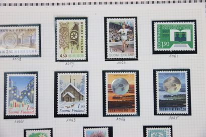 TIMBRES. Très belle collection de Finlande...
