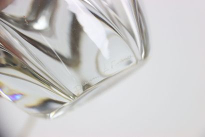 DAUM France. Lampe en cristal. Hauteur :...