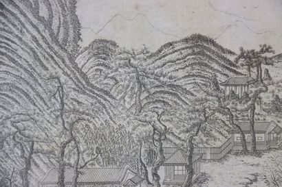 Réunion de dessins comprenant :
- Homme pensif,...