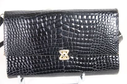MORABITO, Sac de soirée en cuir de crocodile...