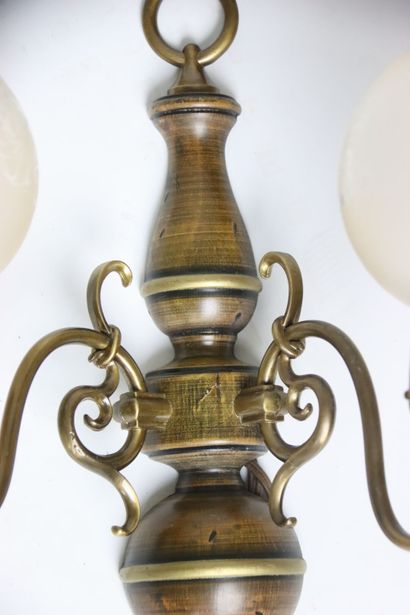 Vestibule ceiling lamp featuring a kerosene...