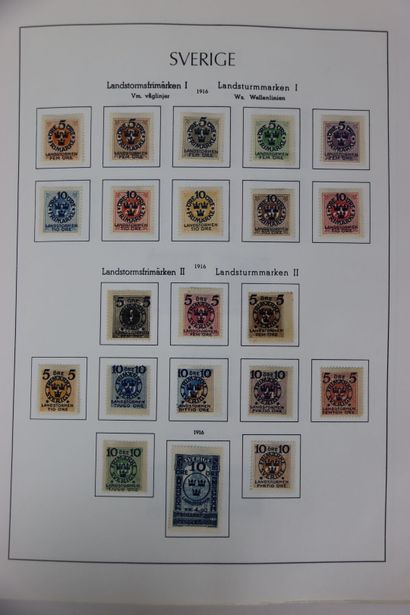 TIMBRES. Très belle collection de Suède de...