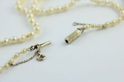 Collier de perles de culture en chute, le...