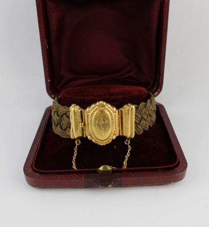 Bracelet in 18K yellow gold (750/1000) and...