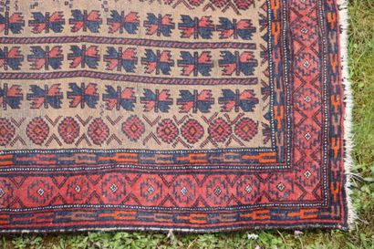 TAPIS. Beloutch. Afghan Turkmèn, milieu XXe...