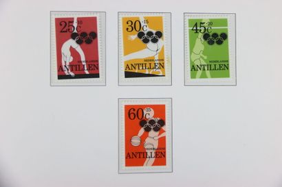 TIMBRES. Collection des Antilles Néerlandaises...