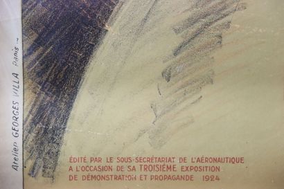 Georges Villa (1883-1965). Affiche de propagande...