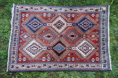 Yalameh. Iran. Vers 1980. Tapis velours en...