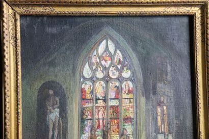 NIBOR Yann A. (1857-1947). Vitraux d'église....
