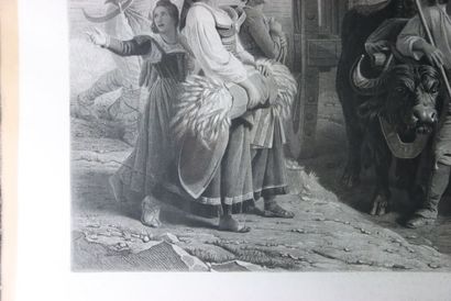 Léopold ROBERT (1794-1835) d'après, Paire...