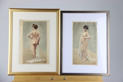 V. GUERIN (XXe siècle), Portrait de femmes...