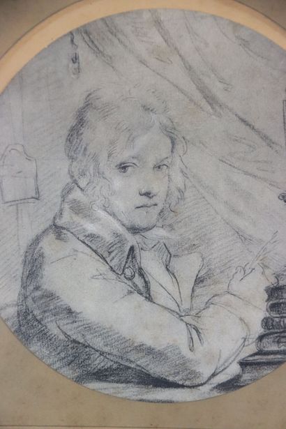 Ecole française du XVIIIème siècle, Jeune...