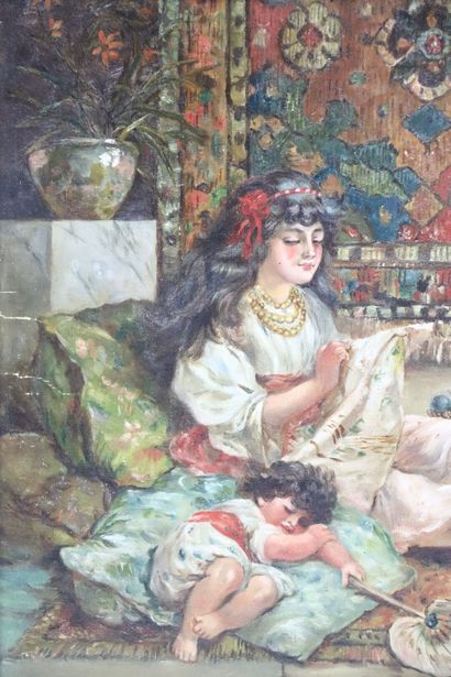Oscar PEREIRA DA SILVA (1867-1939). Sleeping...