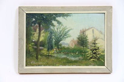 Eugène CORBIN (1867-1952), Landscape of a...
