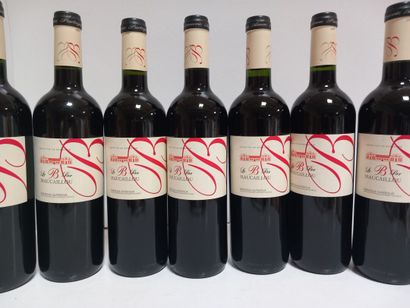 7 bouteilles de BORDEAUX Maucaillou 2017...