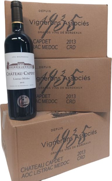 18 bouteilles de LISTRAC-MÉDOC 2013, Château...