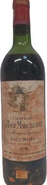 1 bouteille de HAUT-MÉDOC 1975, Château La...