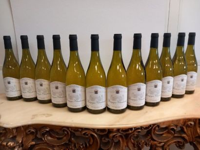 12 bouteilles de BOURGOGNE Chardonnay 2020...
