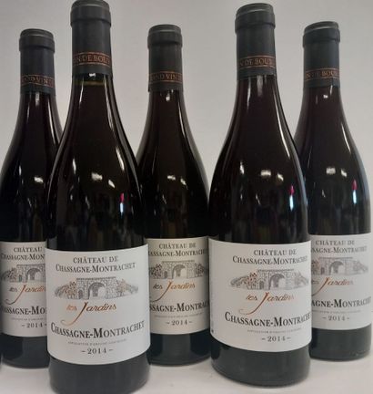 5 bouteilles de Chassagne-Montrachet Rouge...