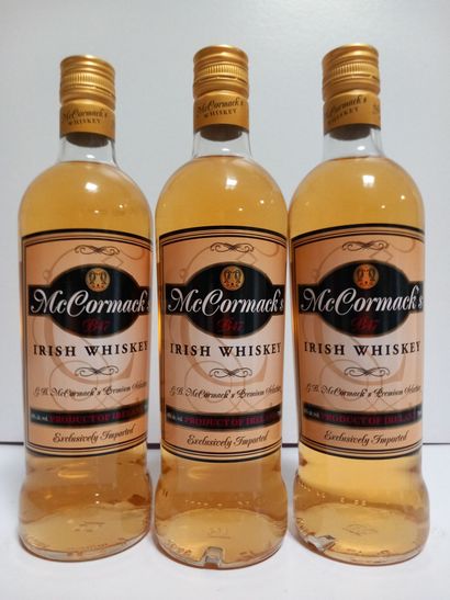 3 bouteilles (70cl) de Whisky Iris Whisky...