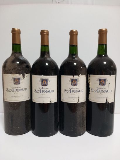 4 magnums de SAINT-ÉMILION Grand Cru 2001,...