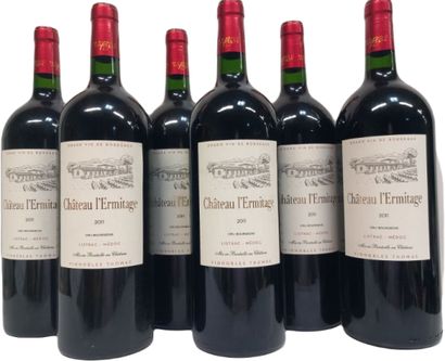 6 magnums de LISTRA-MÉDOC Cru Bourgeois 2011...
