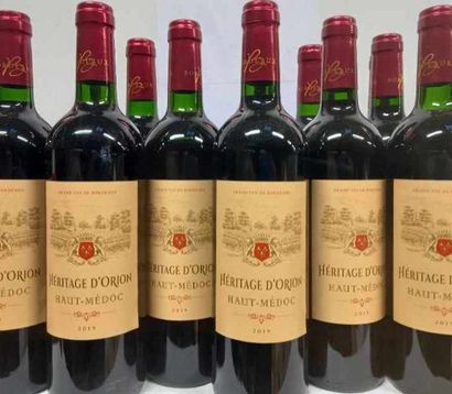 15 bouteilles de HAUT-MÉDOC 2019, L'Héritage...