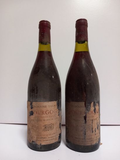 2 bouteilles de BOURGOGNE 1988, Domaine Talmard....