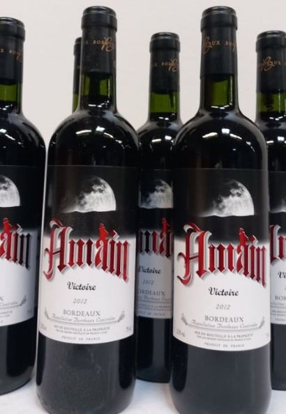 24 bouteilles de Bordeaux rouge 2012 Amain...