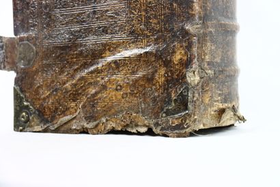 Bible en allemand, 1733, important couverte...