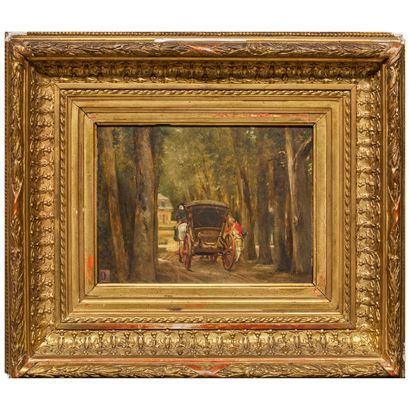 Maurice BLUM (1832-1909). L'entrée de la...