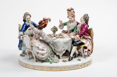 RUDOLSTADT VOLKSTEDT.Le Souper Galant. Groupe...