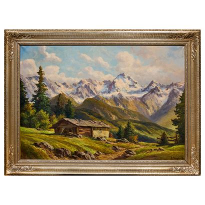 Alexander REINHARDT (1888-1998), Paysage...
