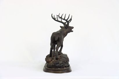 Fratin, d'après. Brame du cerf. Régule à...
