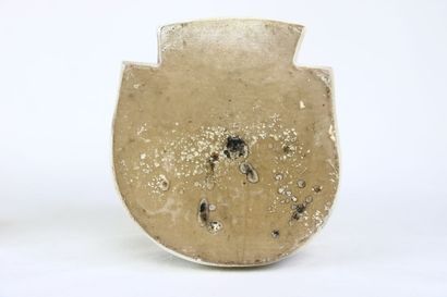 CHINE. Paire de statuettes en résine figurant...
