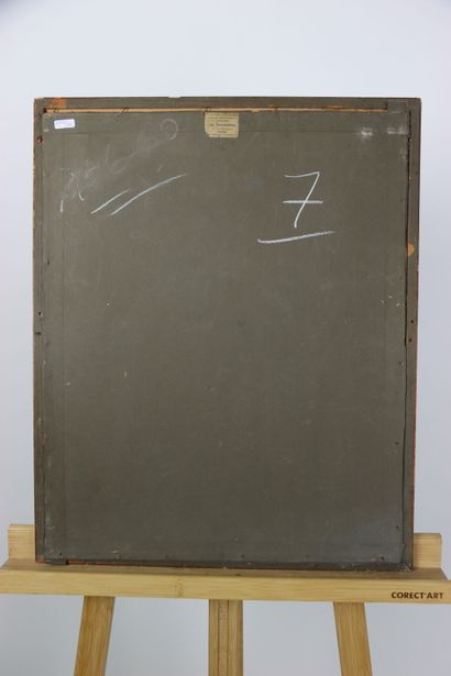 École du XXe siècle. Gravure représentant...